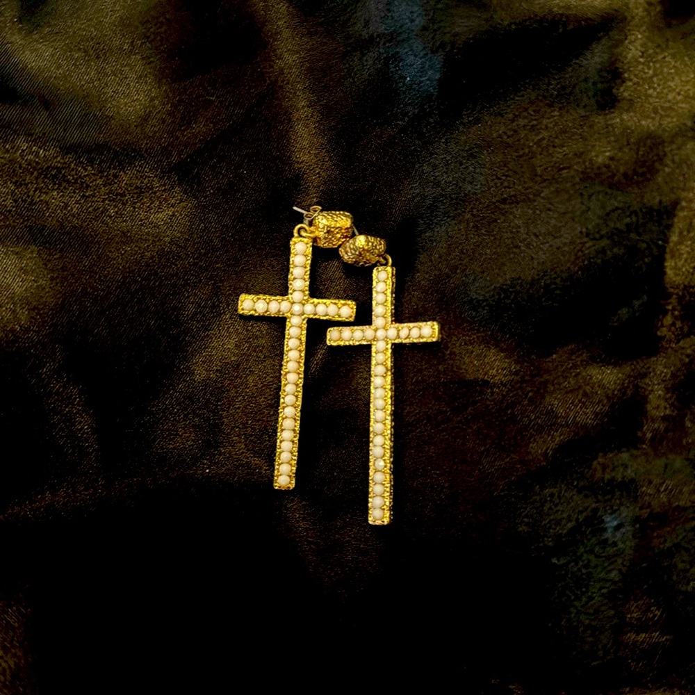 Cross earrings